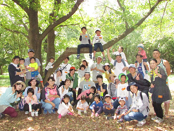 親子特別企画　水元公園で親子自然あそびを楽しみました♪