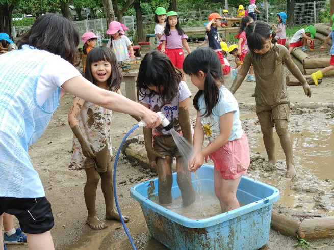 先生に洗ってもらってます！！気分はどうですか？