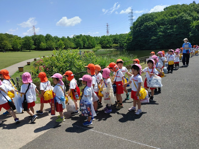 花の丘公園到着