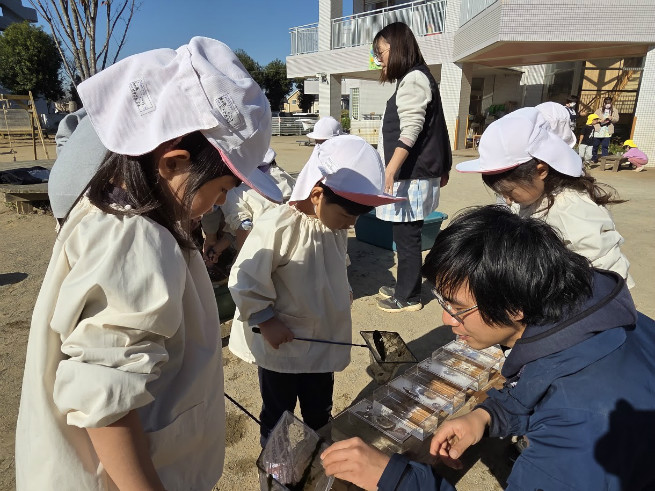 生き物観察、何が見つかったかな？