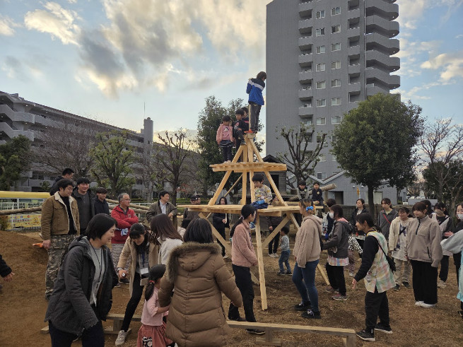 タワーも上に登れる構造