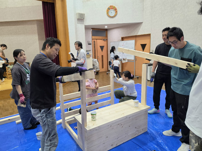 屋台づくりも大詰め