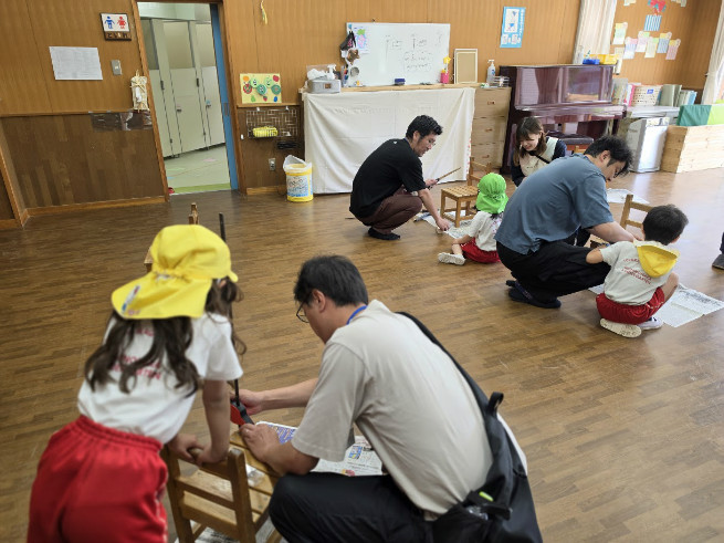 のこぎりはお父さんの役目？