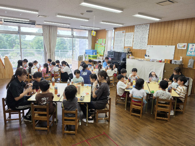 朝ごはん、食欲旺盛