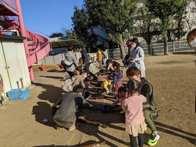 防腐剤塗り(1)