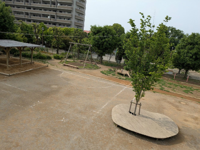 現在の園庭左側