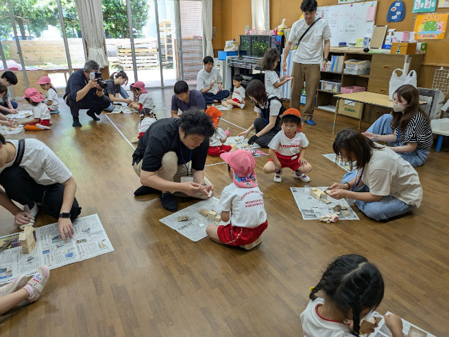 道具も親子でい一緒に