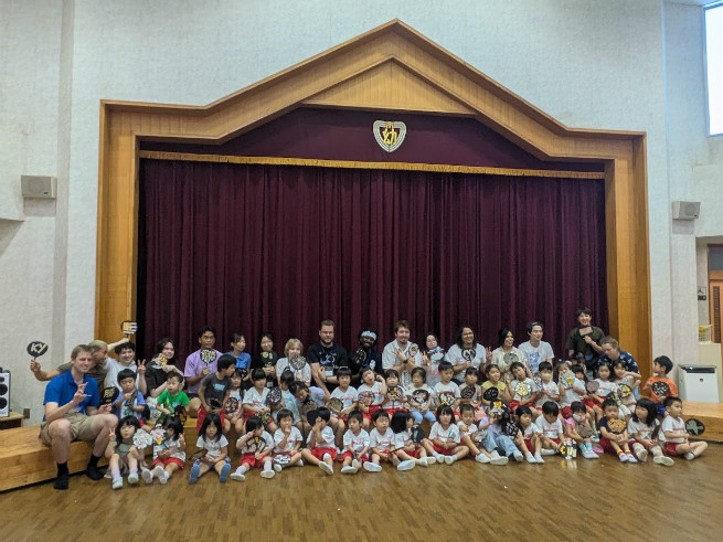 子どもたちとはいチーズ、良い思い出になりました