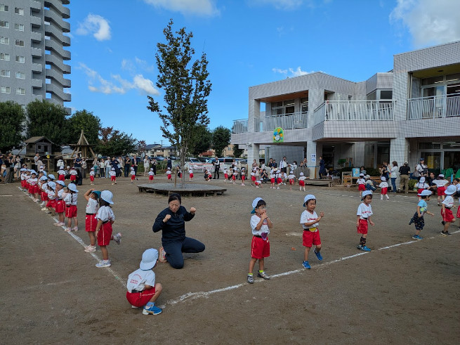 年少組人前で初めての遊戯